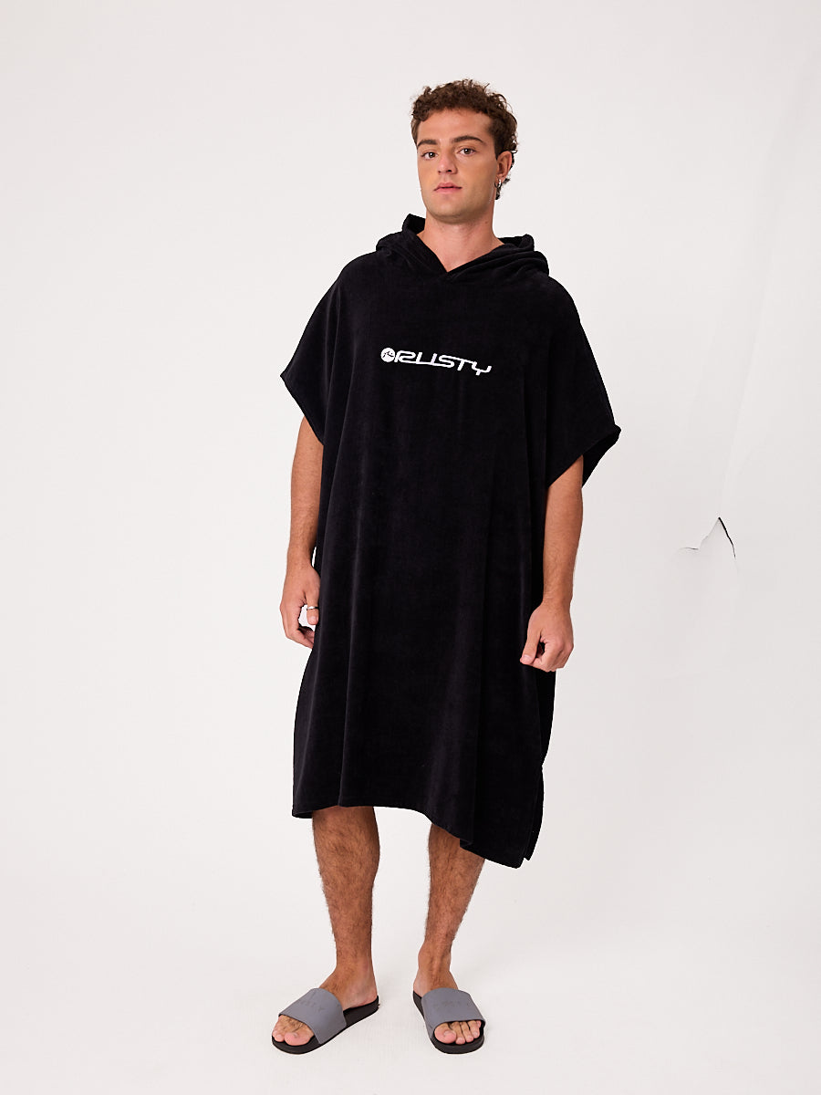PONCHO AQUAN- BLACK
