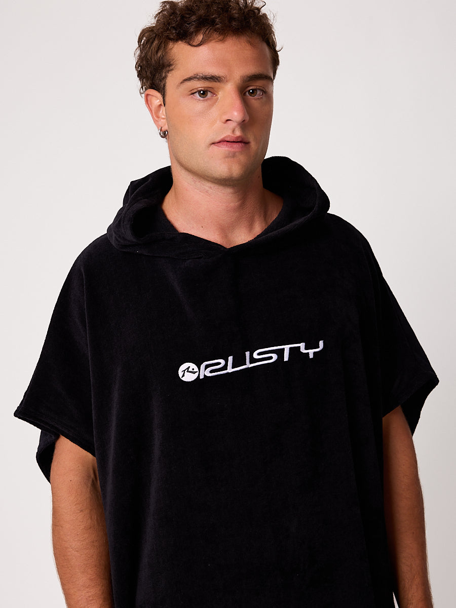 PONCHO AQUAN- BLACK
