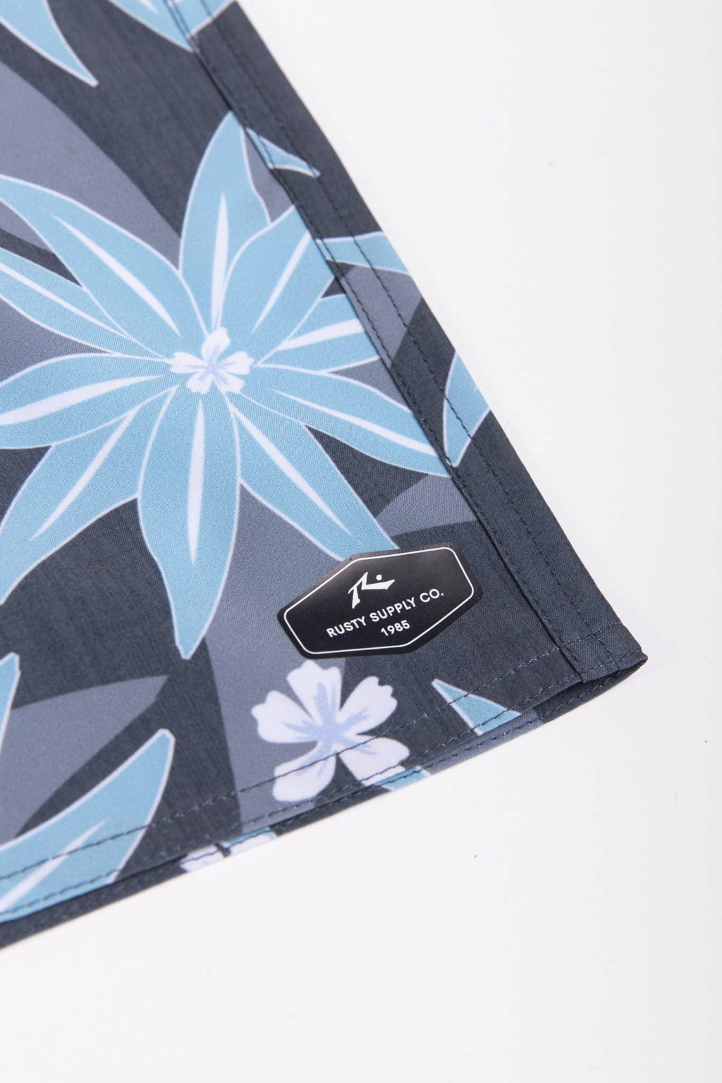 FLORAL- DARK GREY