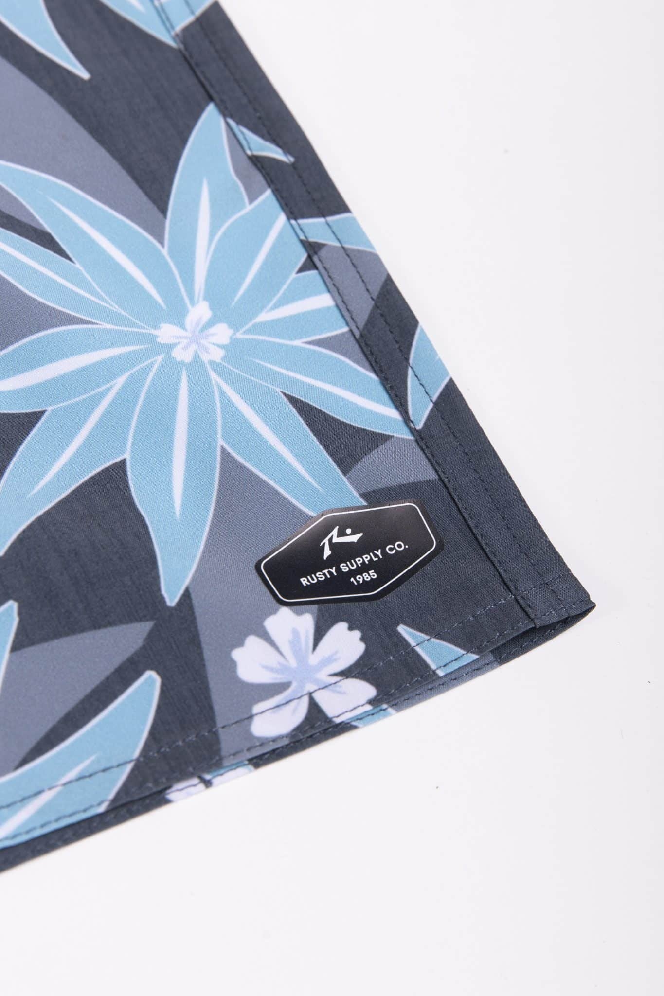 FLORAL- DARK GREY
