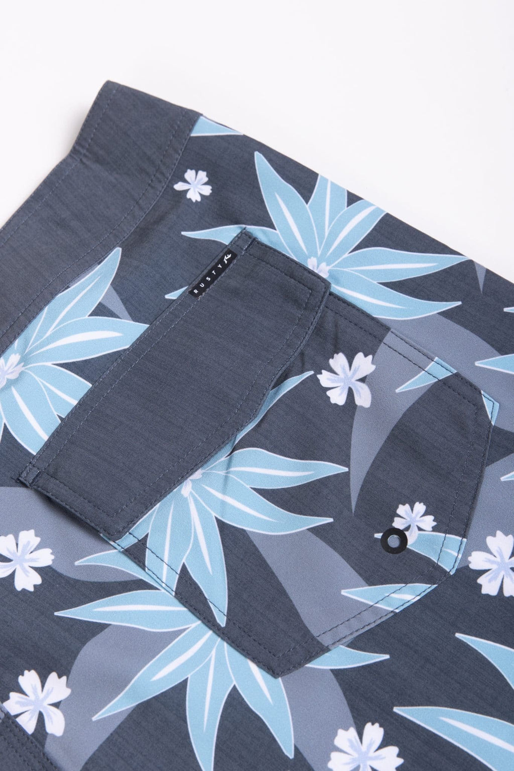FLORAL- DARK GREY