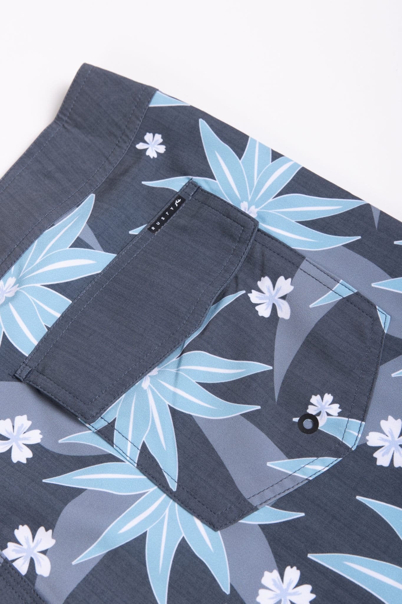 FLORAL- DARK GREY