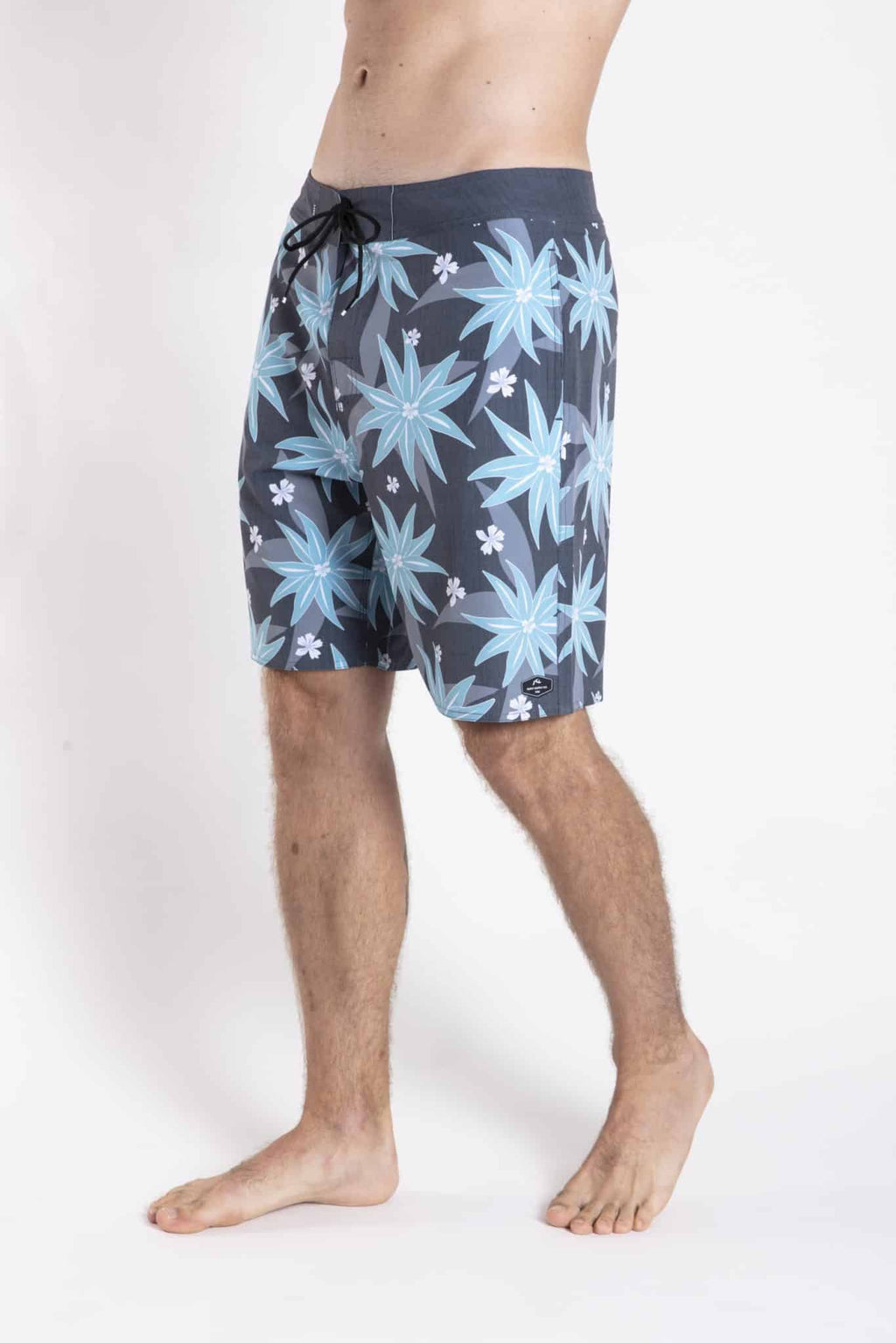 FLORAL- DARK GREY