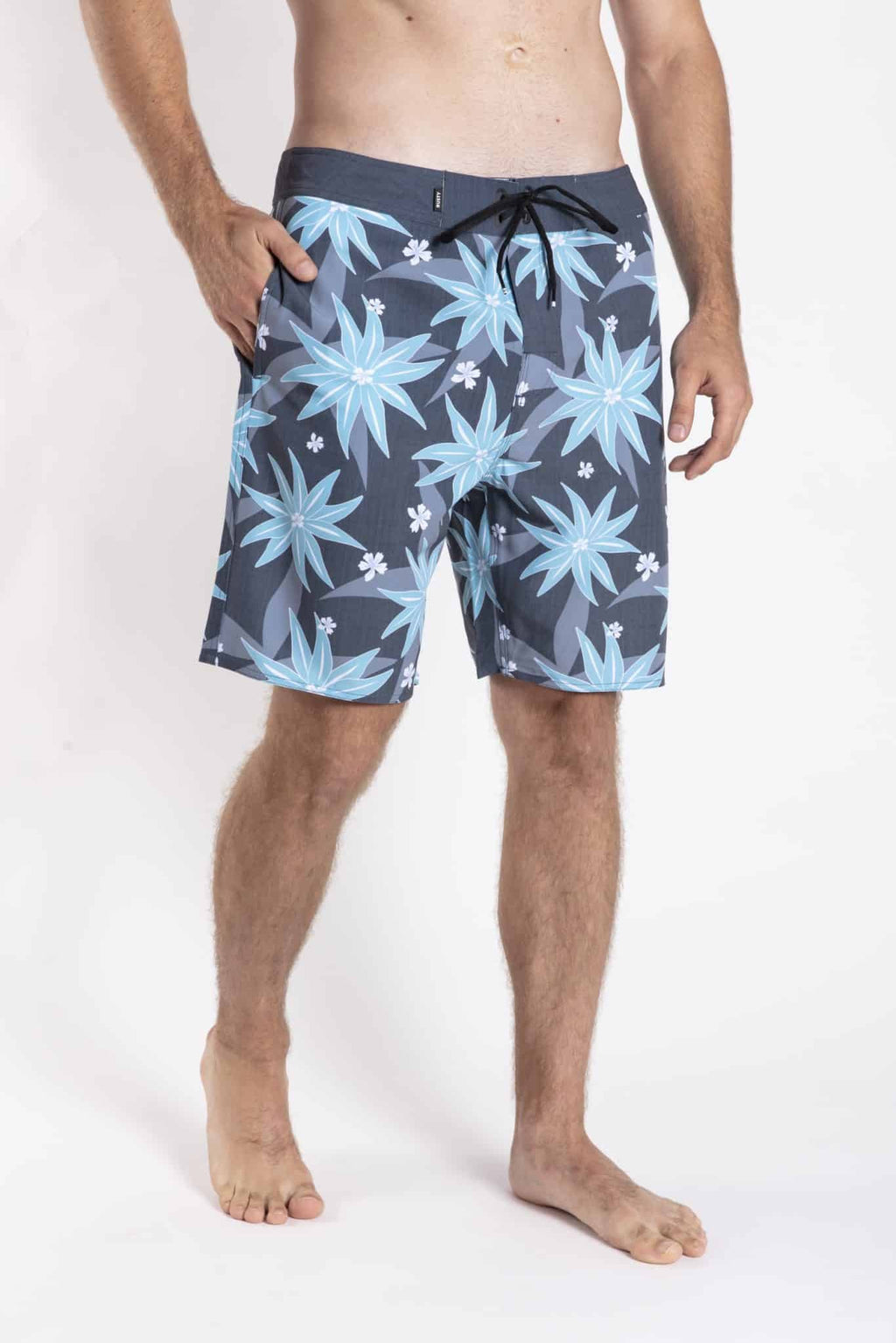 FLORAL- DARK GREY