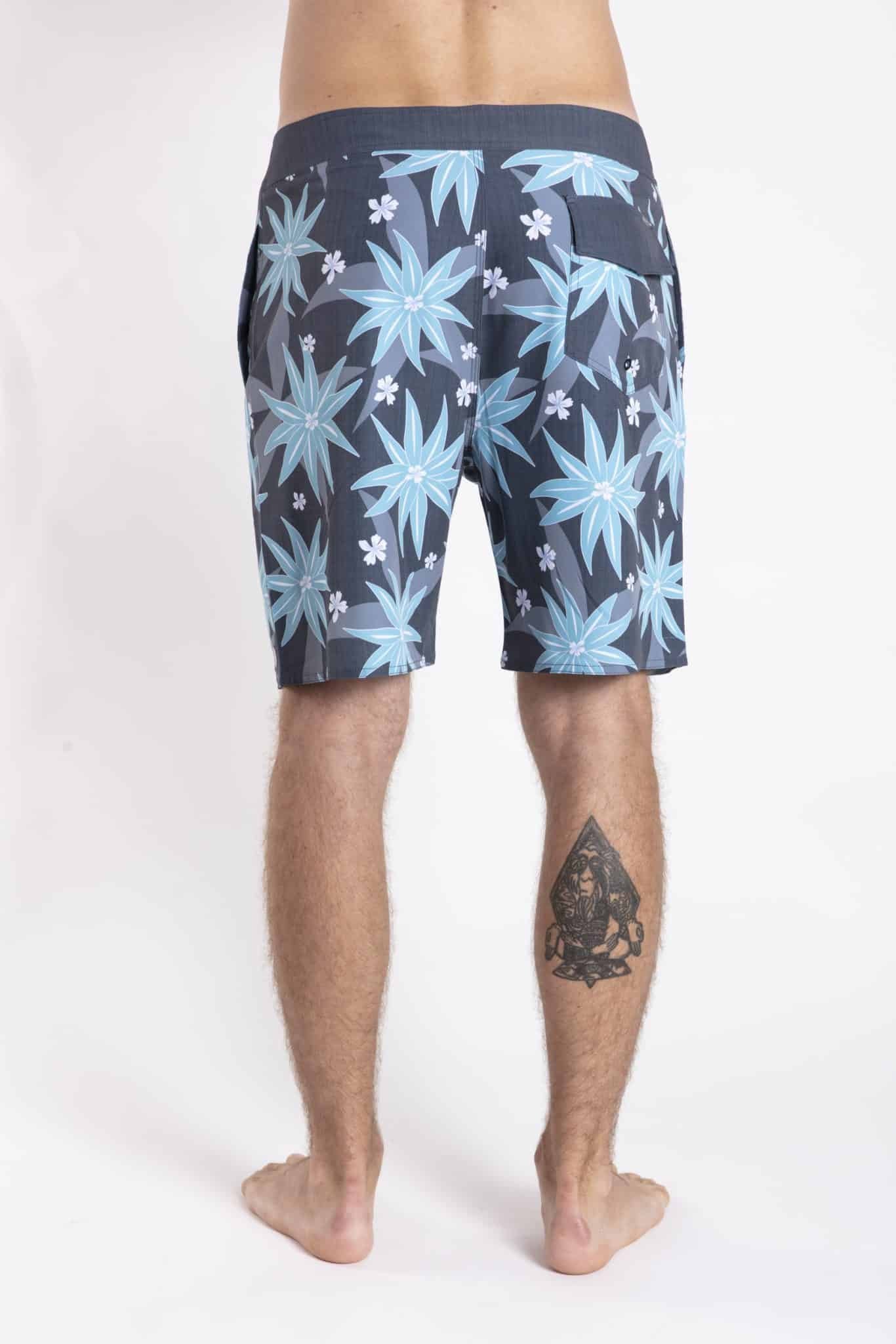 FLORAL- DARK GREY